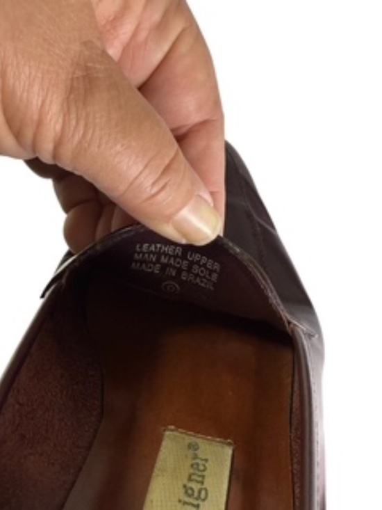 Etienne Aigner Burgundy Townsend Loafer Size 6M - Picture 6 of 10